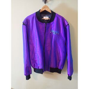 Potowatomi Bingo Casino Maple Wear Apparel Vintage Jacket Windbreaker XL Purple